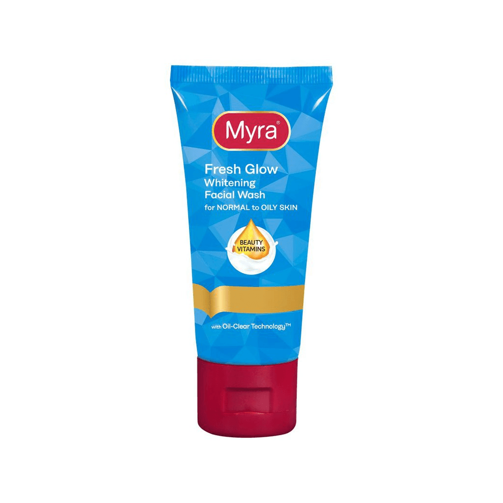 Myra fresh glow whitening face wash (50ml)
