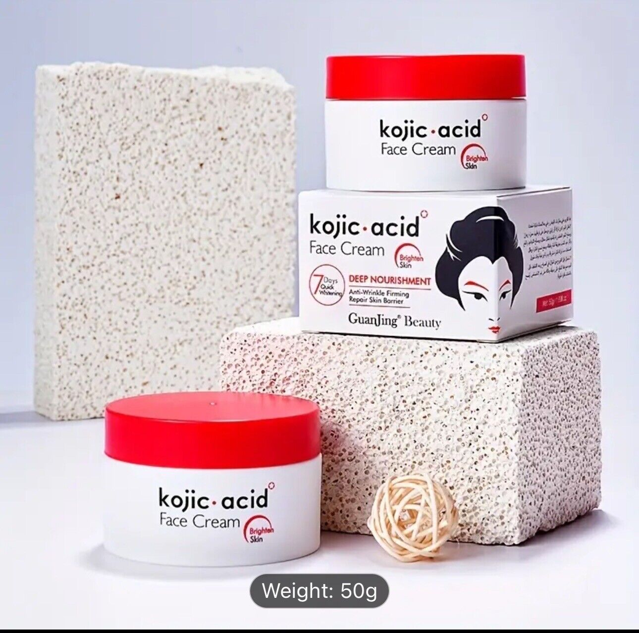 Kojic acid face whitening cream (50g)