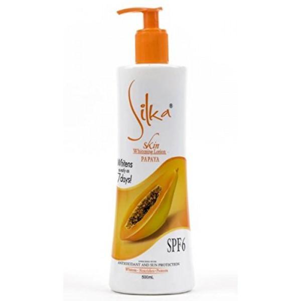 Silka Papaya Brightening Lotion SPF6 500ml