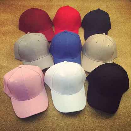 Plain Caps( 2 pcs set) (random colours ).