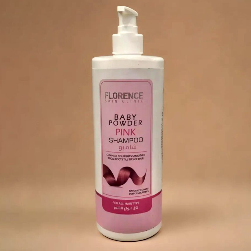 Florence Skin Clinic Baby Powder Pink Shampoo (800mL).