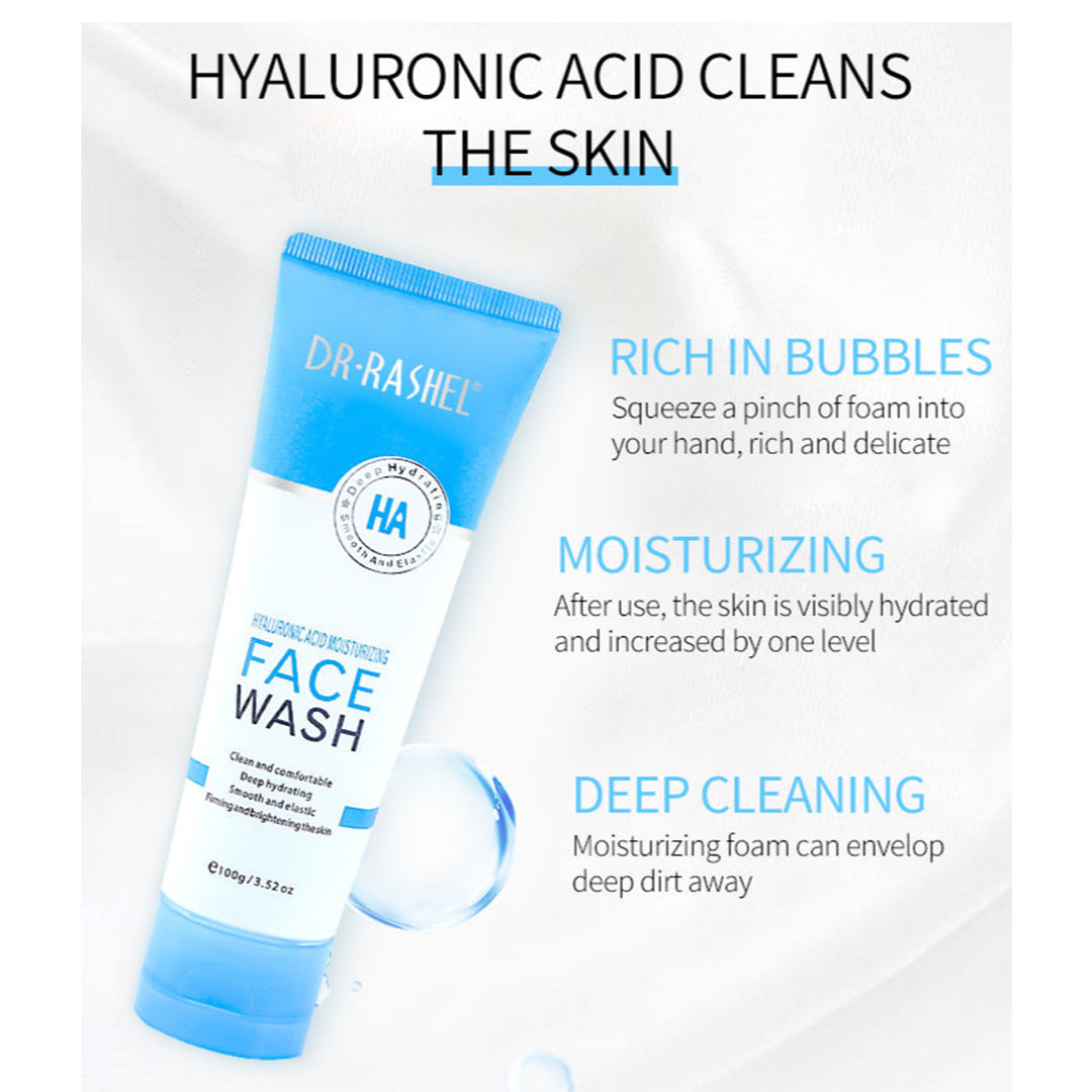 Dr. Rashel Hyaluronic Acid Moisturizing Face Wash - 100g