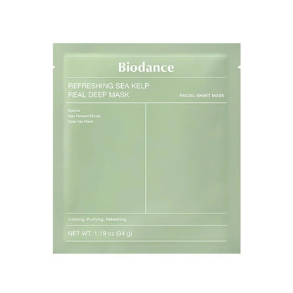 Biodance Refreshing Sea Kelp Real Deep Mask – 1 Sheet