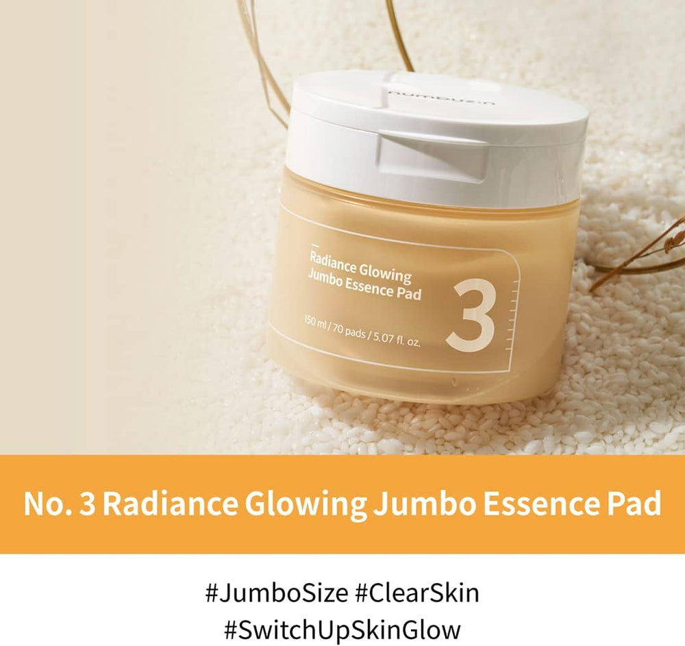 Numbuzin No.3 Radiance Glowing Jumbo Essence Pad