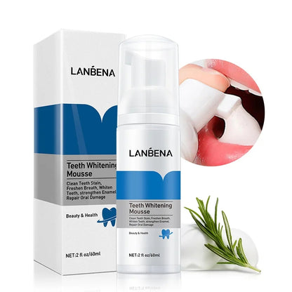 LANBENA दांत सफेद करने वाला मूस 60ml.
