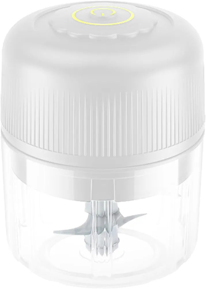 Portable electric garlic maker.