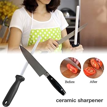 Hardcover Kitchen Knife Set with Sharpening Rod