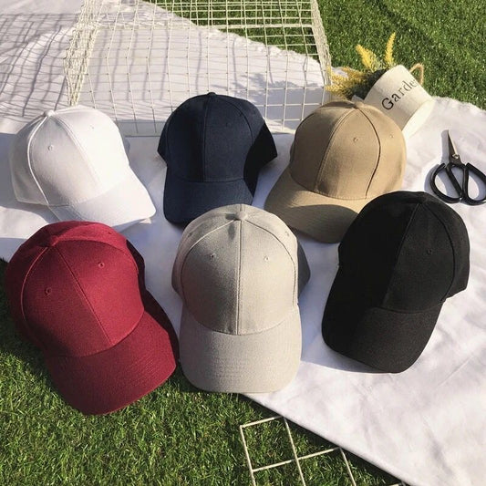 Plain Caps( 2 pcs set) (random colours ).