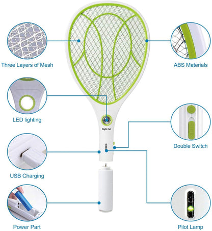 Power King Mosquito Super Killer rechargeable electric swatter