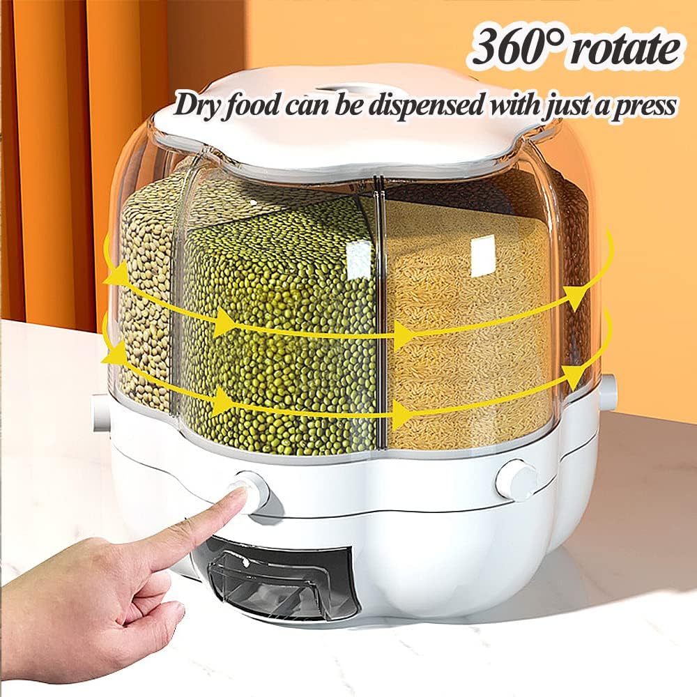 Rotating Grain and Rice Dispenser