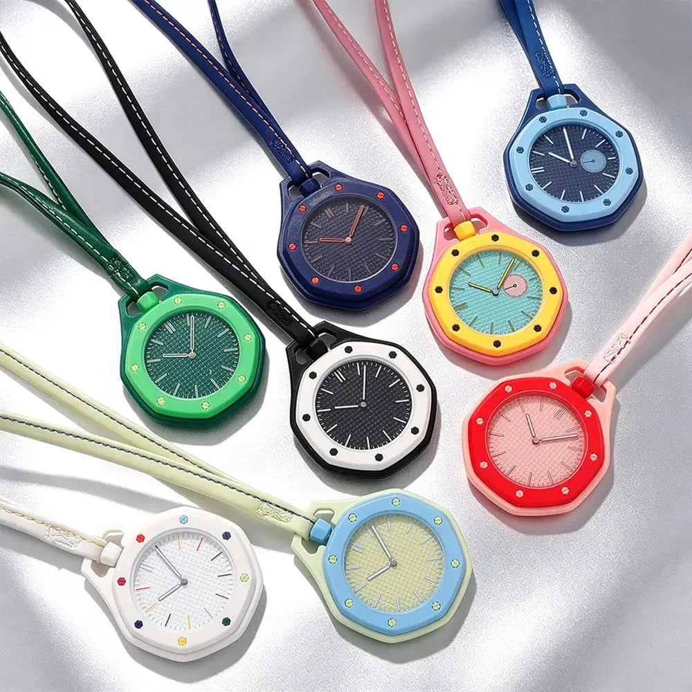 Goldenize Royal Pop Quartz Pocket Watch Pendant – Multicolor Goldenize Royal Pop Quartz Pocket Watch | Multicolor Pendant