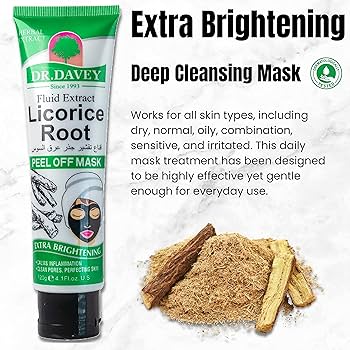 Dr. Davey Licorice Root Peel Off Mask – 120g