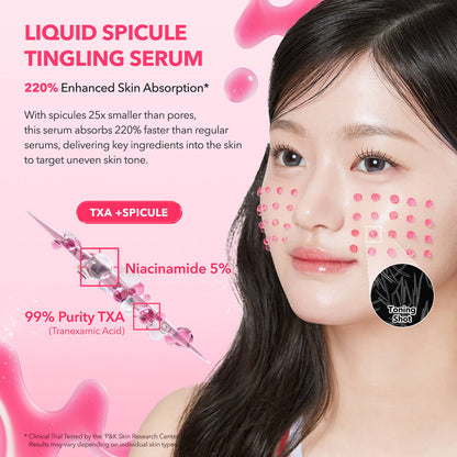 APRILSKIN TXA Niacinamide Toning Shot Serum – 30ml: Reveal Brighter, Radiant Skin