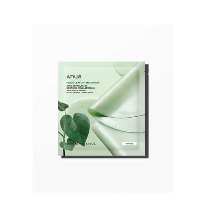 Anua Heartleaf 70 +Hyaluron Soothing Collagen Mask - 38g