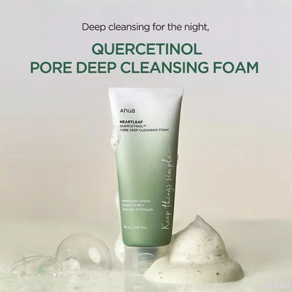 Anua Heartleaf Quercetinol Pore Deep Cleansing Foam - 150ml