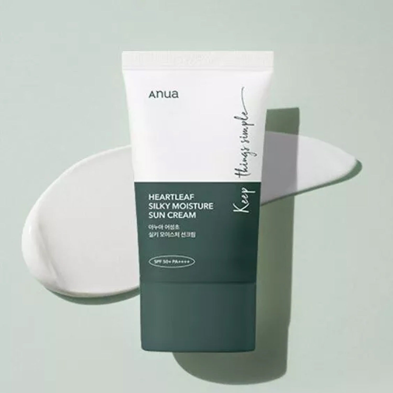 Anua Heartleaf Silky Moisture Sun Cream SPF50+ - 50ml