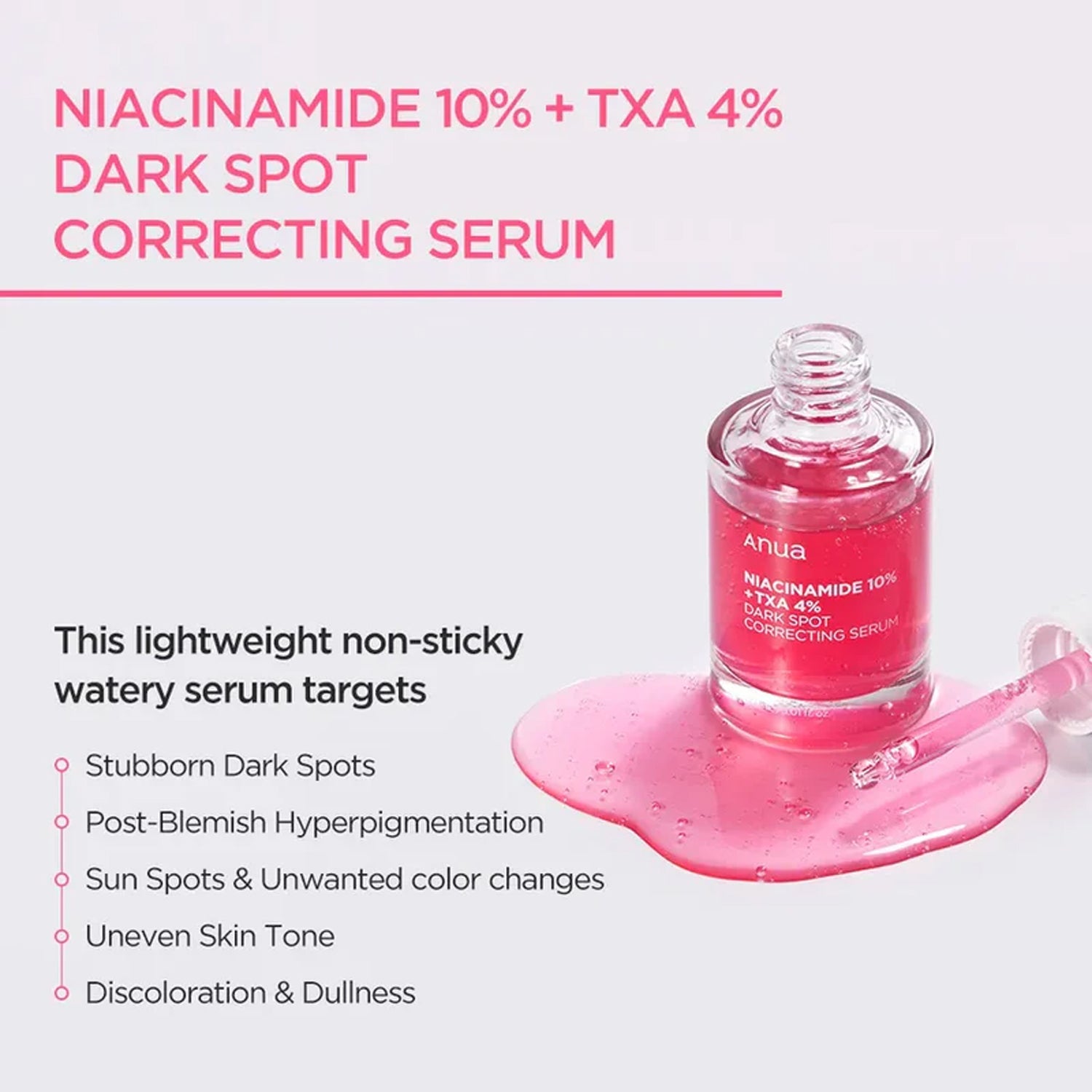 Anua Niacinamide 10% + TXA 4% Dark Spot Correcting Serum - 30 ml