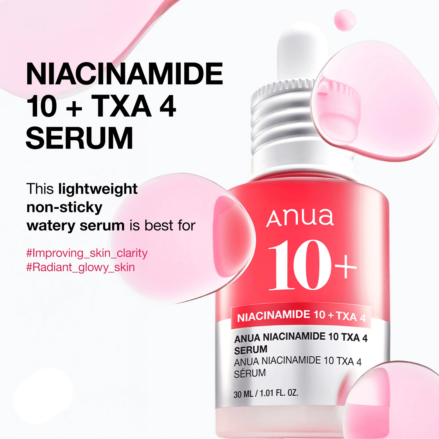Anua Niacinamide 10 + TXA 4 - 30ml (Improved Formulae)