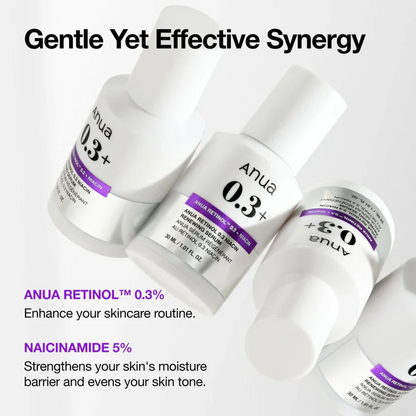 Anua Retinol 0.3% + Niacin Renewing Serum - 30ml