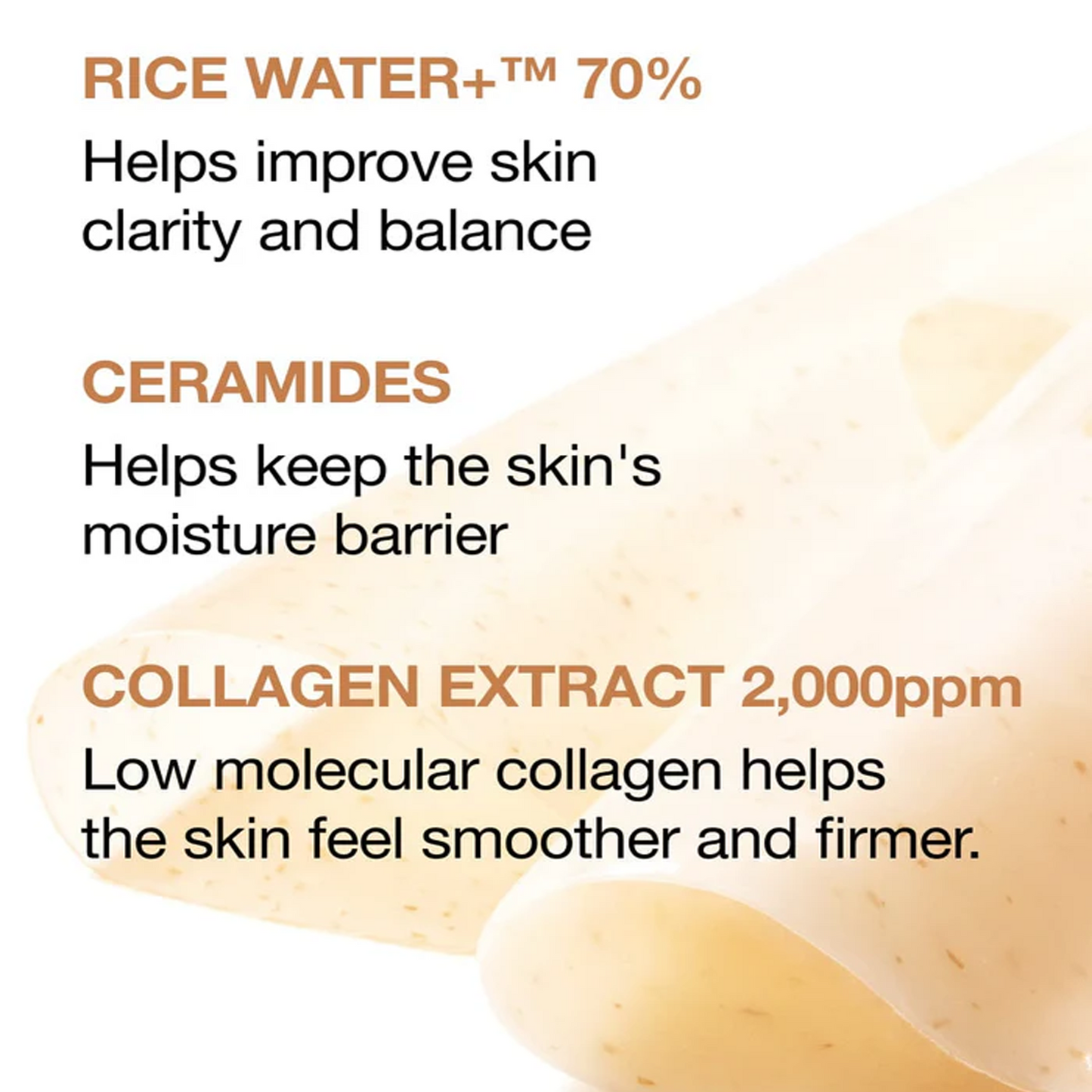 Anua Rice 70+ Ceramide Glow Collagen Mask - 38g