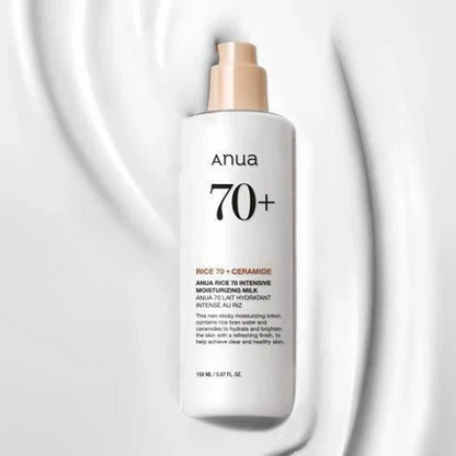 Anua Rice 70+ Ceramide Intensive Moisturizing Milk - 150ml