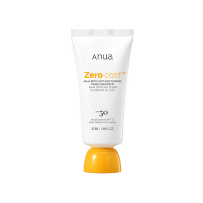 Anua Zero Cast Moisturizing Finish Sunscreen SPF 50 PA++++ - 50ml