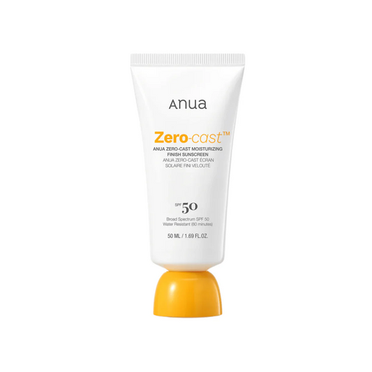 Anua Zero Cast Moisturizing Finish Sunscreen SPF 50 PA++++ - 50ml