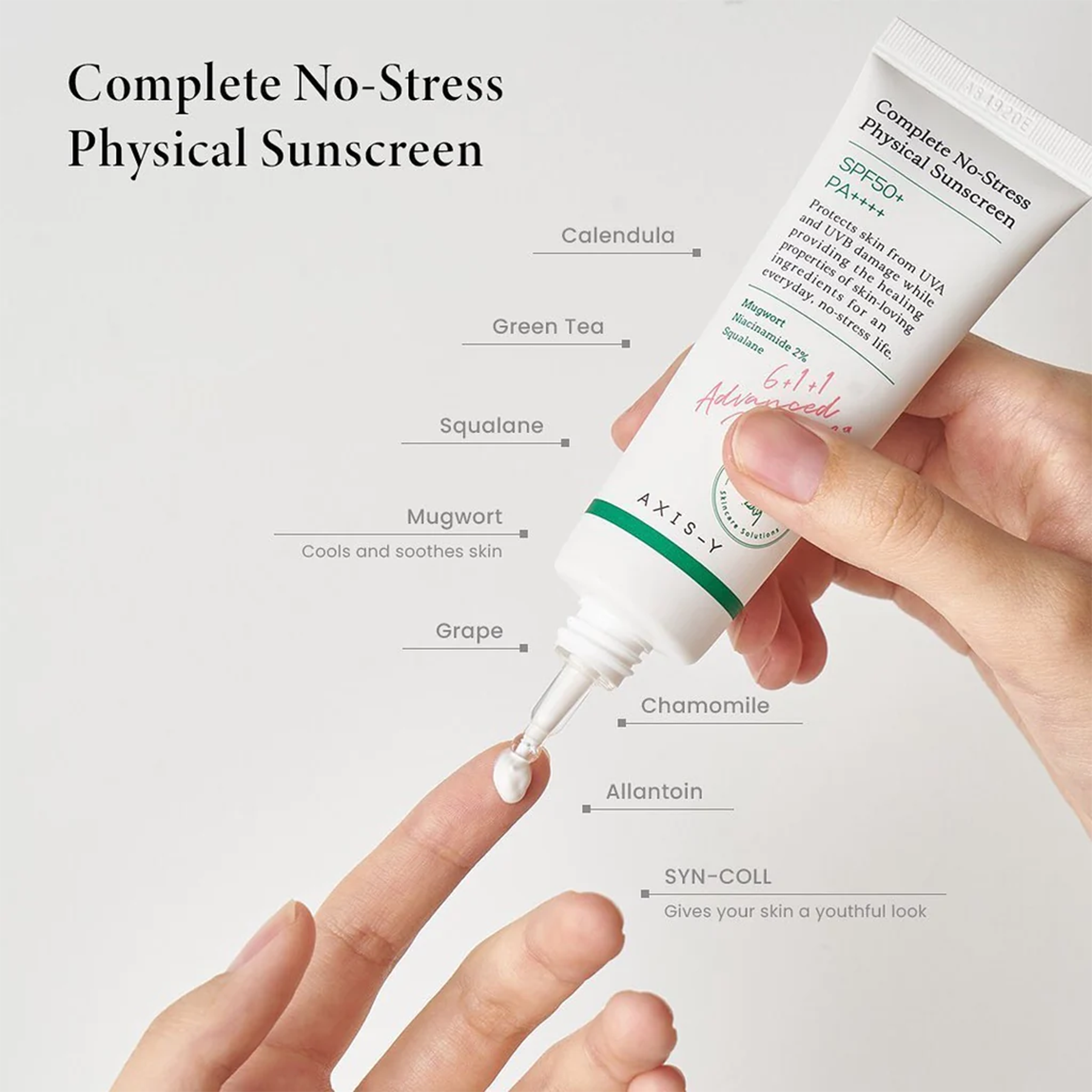 Axis-Y Complete No-Stress Physical Sunscreen - 50ml