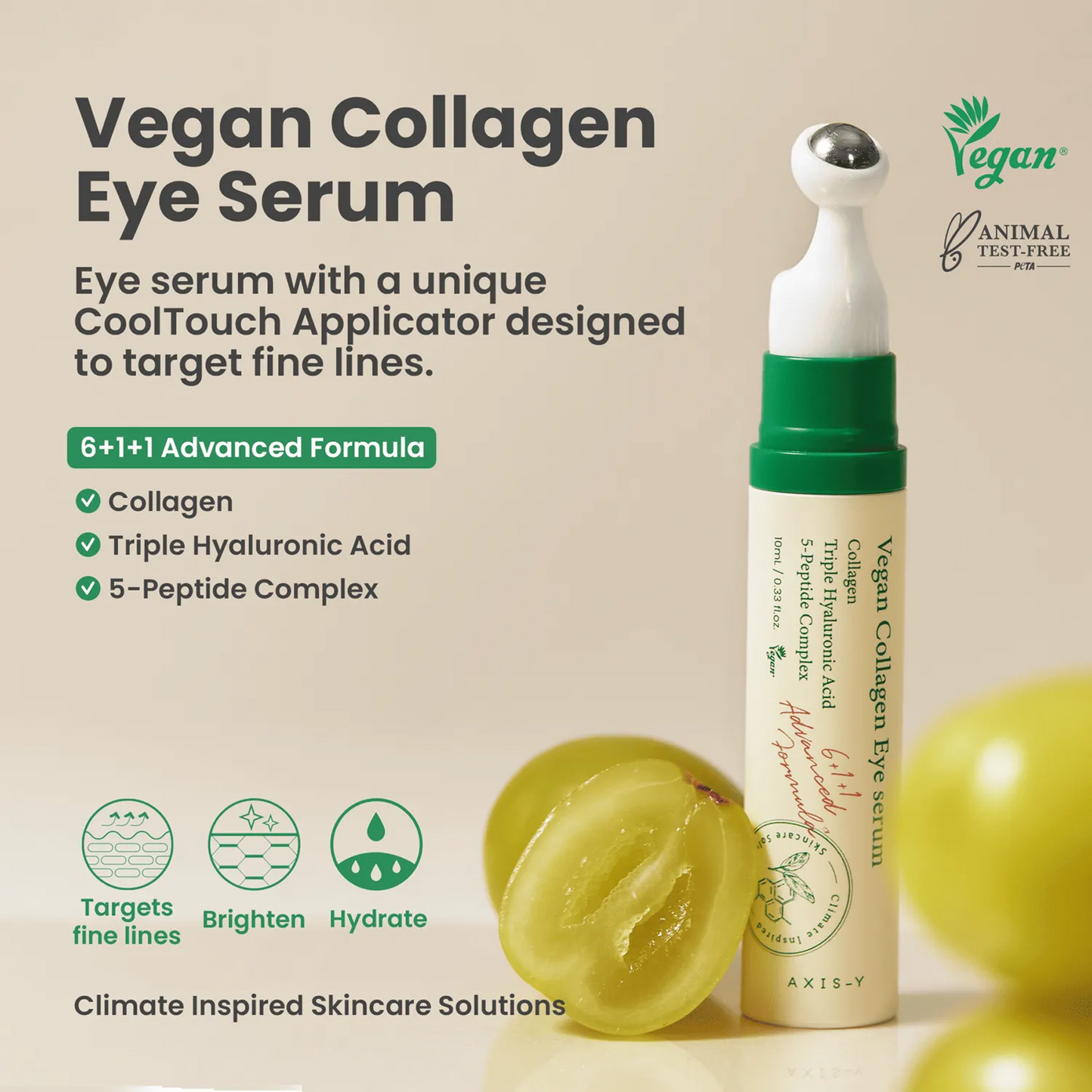 Axis-Y Vegan Collagen Eye Serum - 10ml