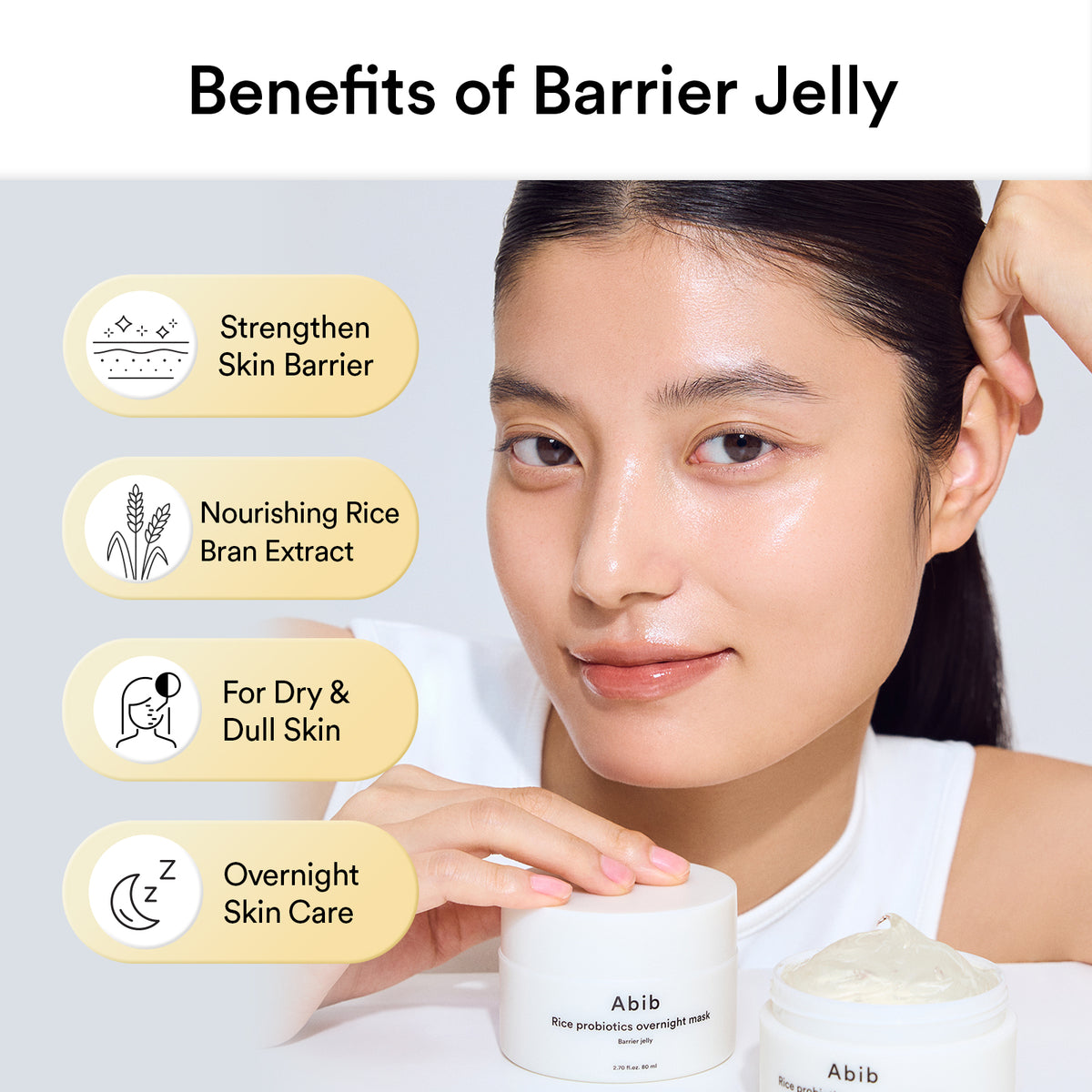 Abib - Rice Probiotics Overnight Mask Barrier Jelly