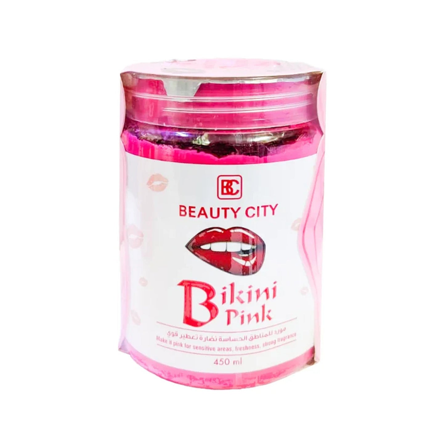 Beauty City Bikini Pink Cream For Freshness & Strong Fragrance - 450ml