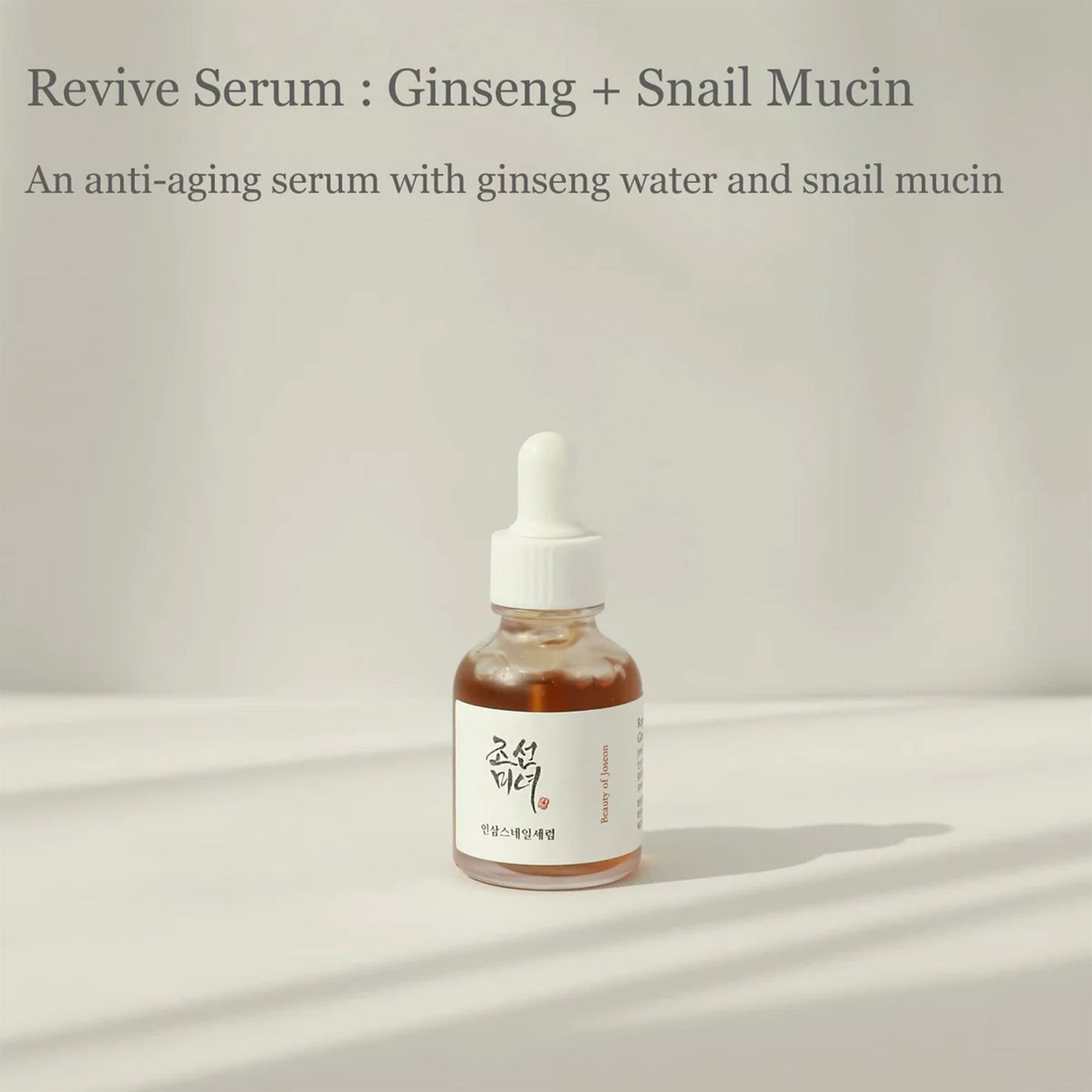 Beauty of Joseon - Revive Serum Ginseng + Snail Mucin - 30ml