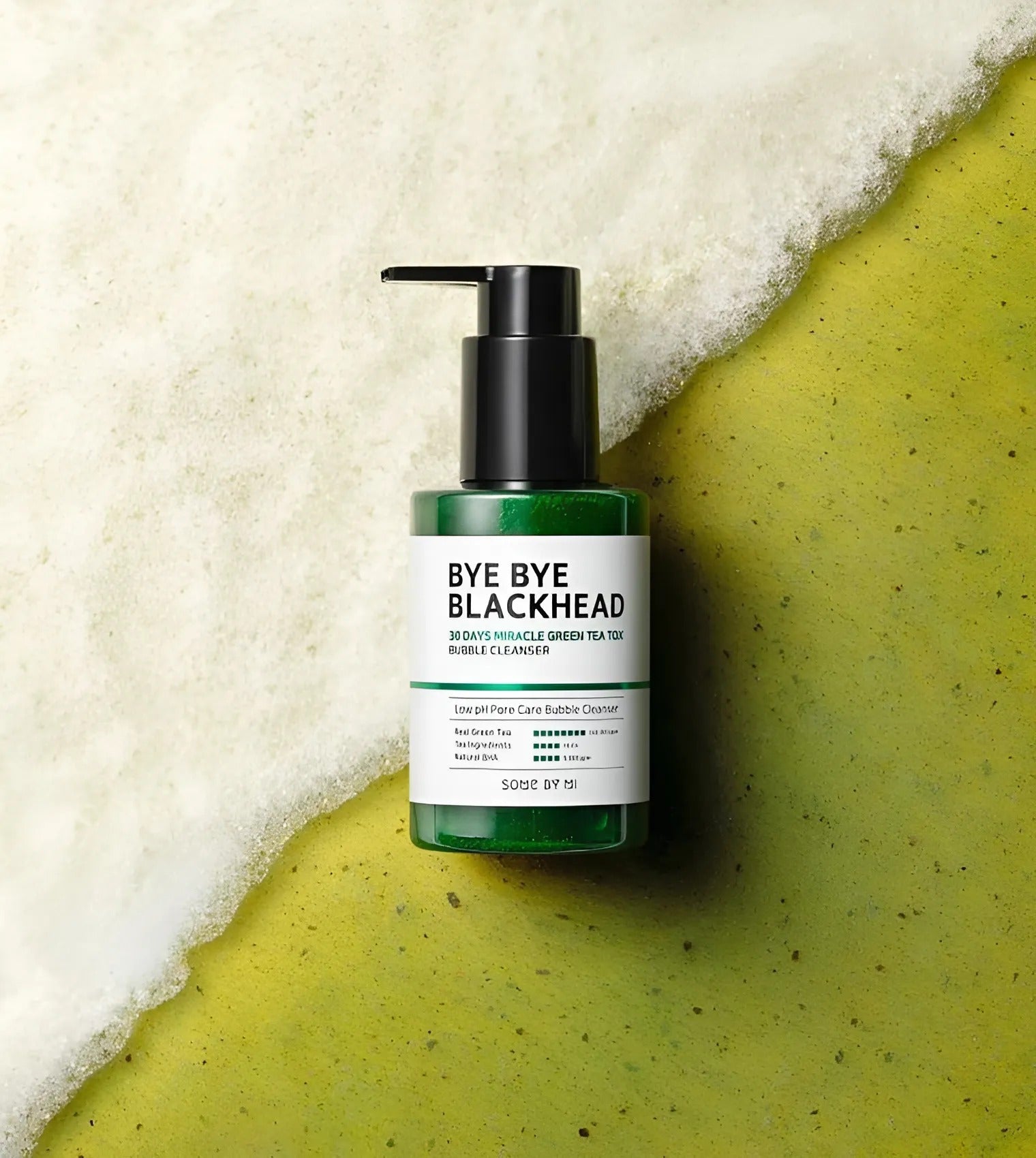 Some By Mi – Bye Bye Blackhead 30 Days Miracle Green Tea Tox Bubble Cleanser (120g)
