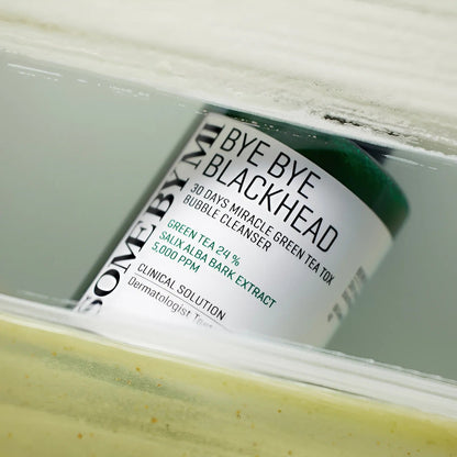 Some By Mi – Bye Bye Blackhead 30 Days Miracle Green Tea Tox Bubble Cleanser (120g)