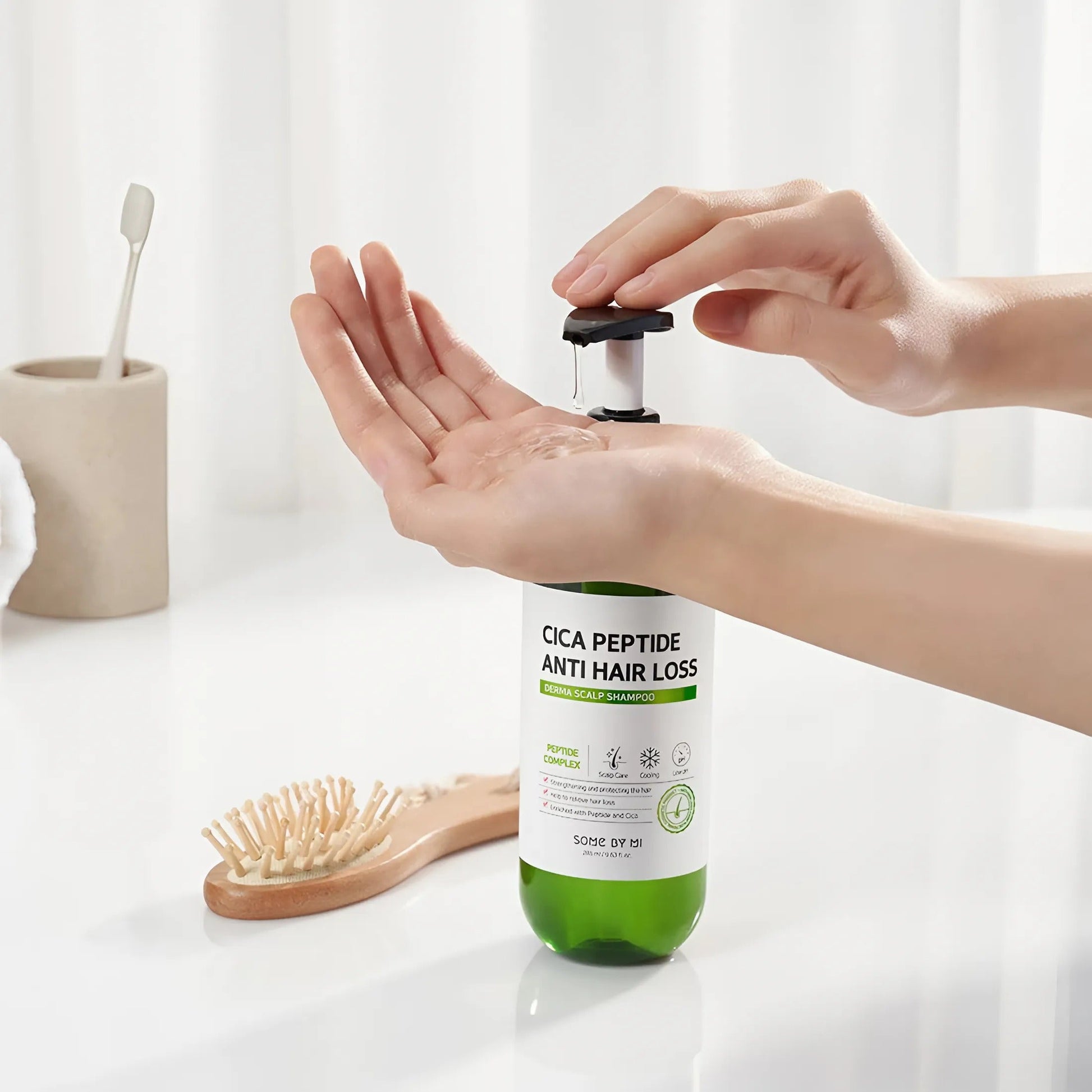 Some By Mi Cica Peptide Anti Hair Loss Derma Scalp Shampoo (285ml)