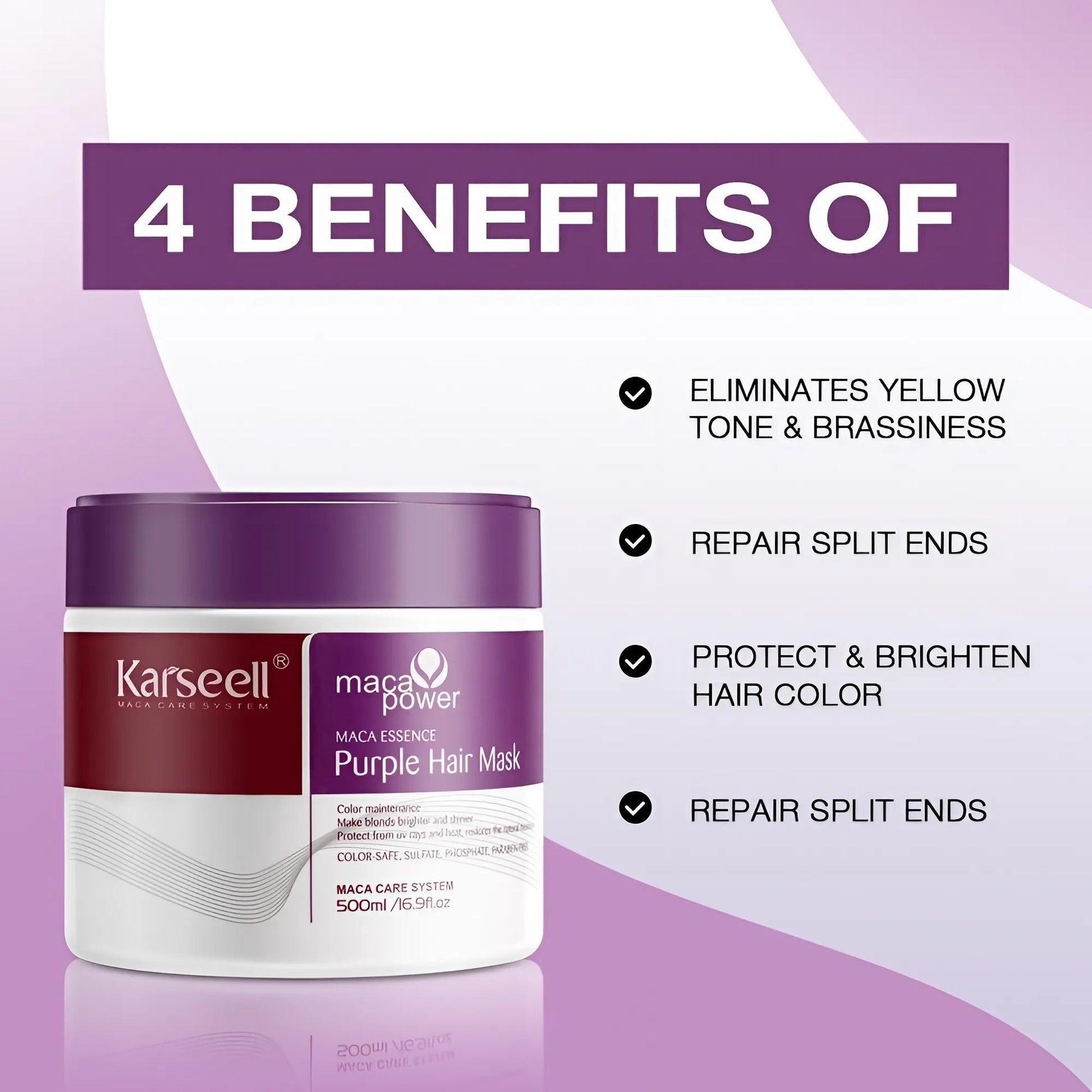 Karseell Maca Power Purple Hair Mask – 500ml