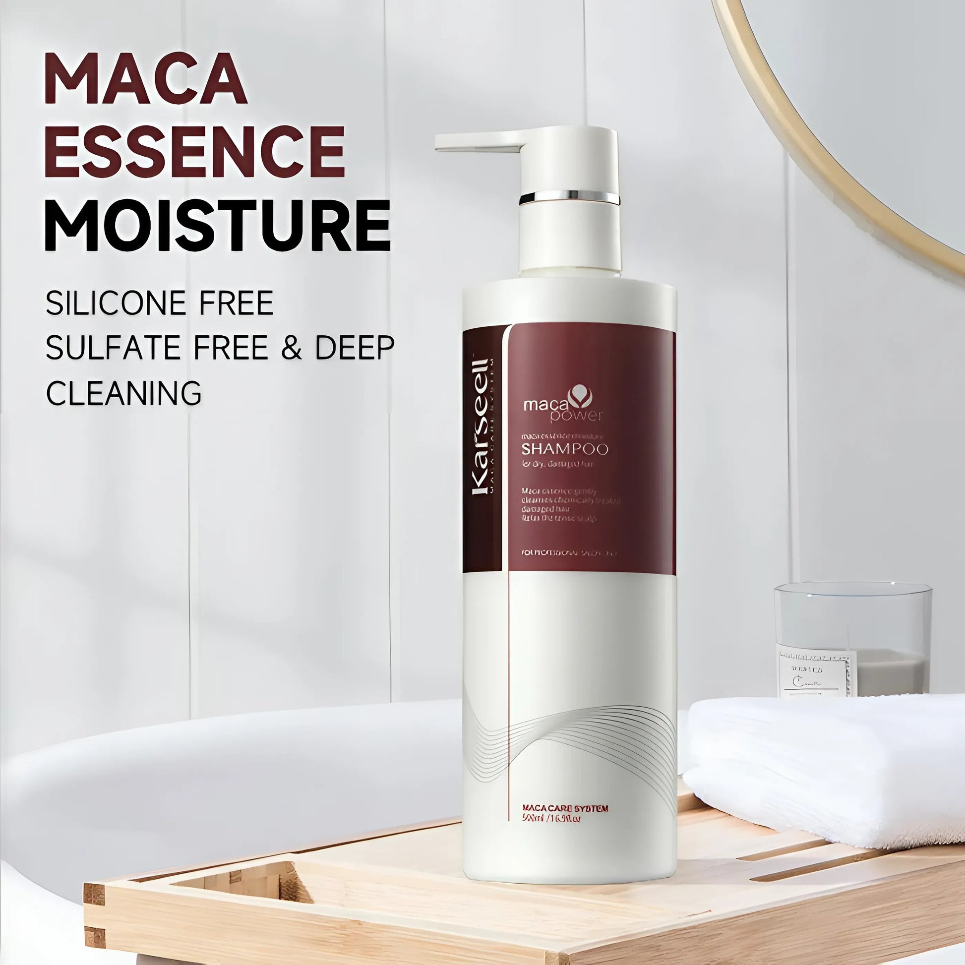 Karseell Maca Essence Moisture Shampoo – 500ml