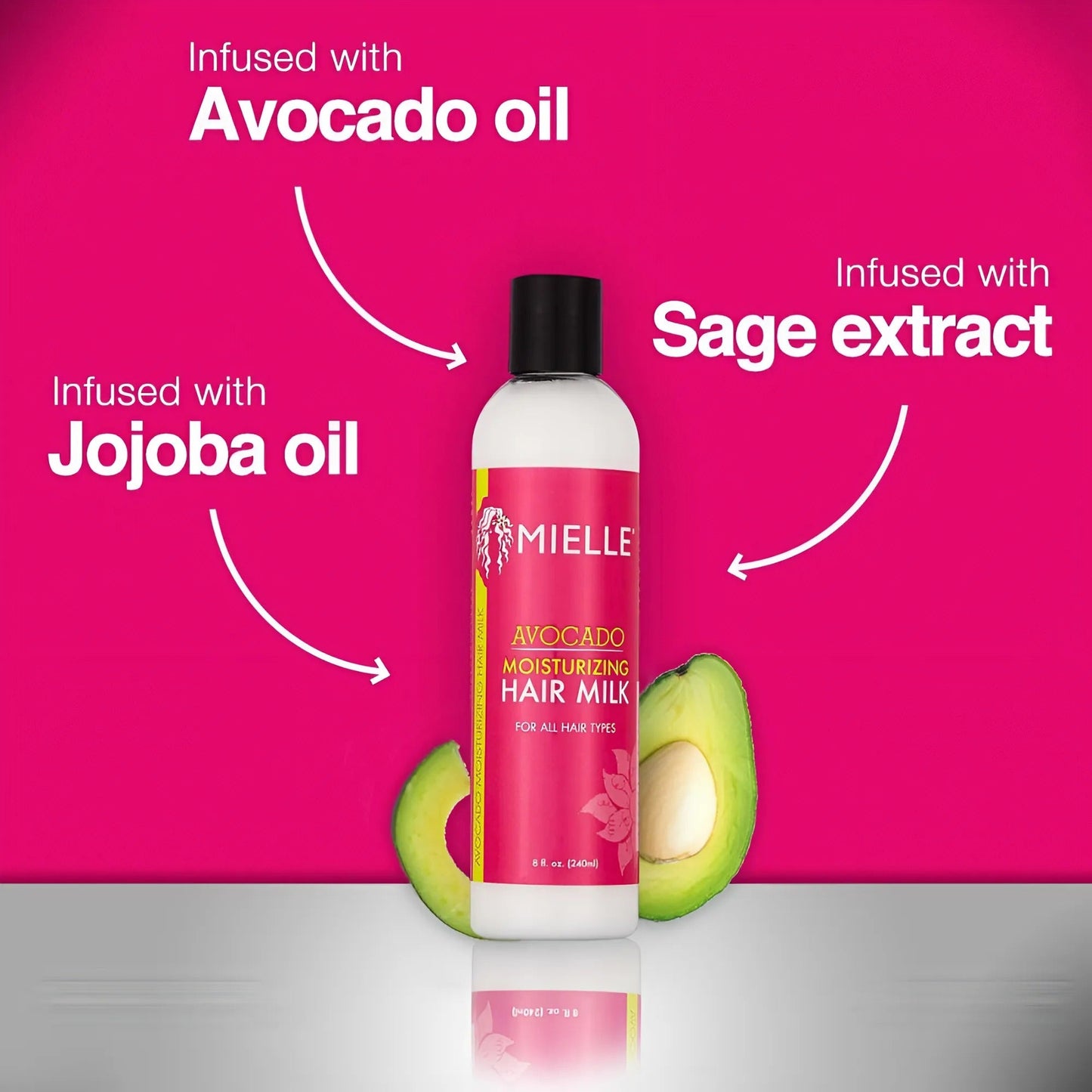 Mielle Avocado Moisturizing Hair Milk For All Hair Types - 240ml