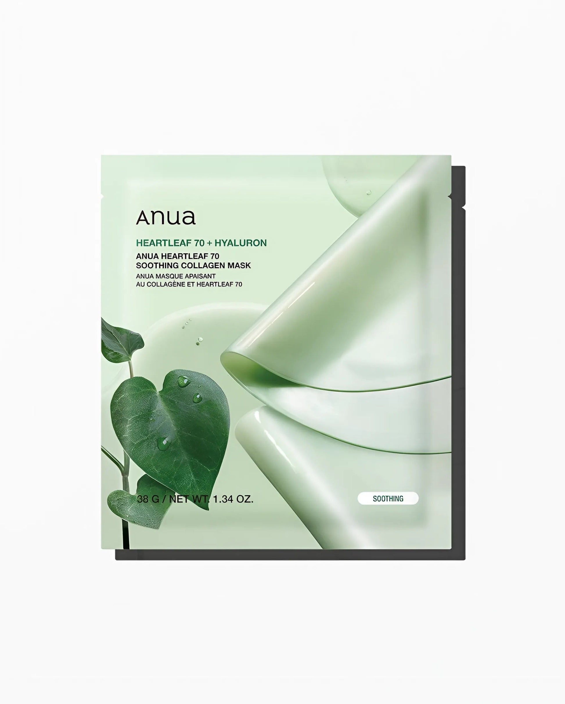 Anua Heartleaf 70 + Hyaluron Soothing Collagen Mask – 38g