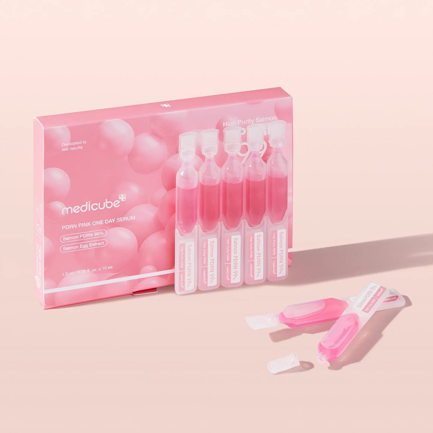 Medicube PDRN Pink One Day Serum Set – 1.5ml x 10 ea