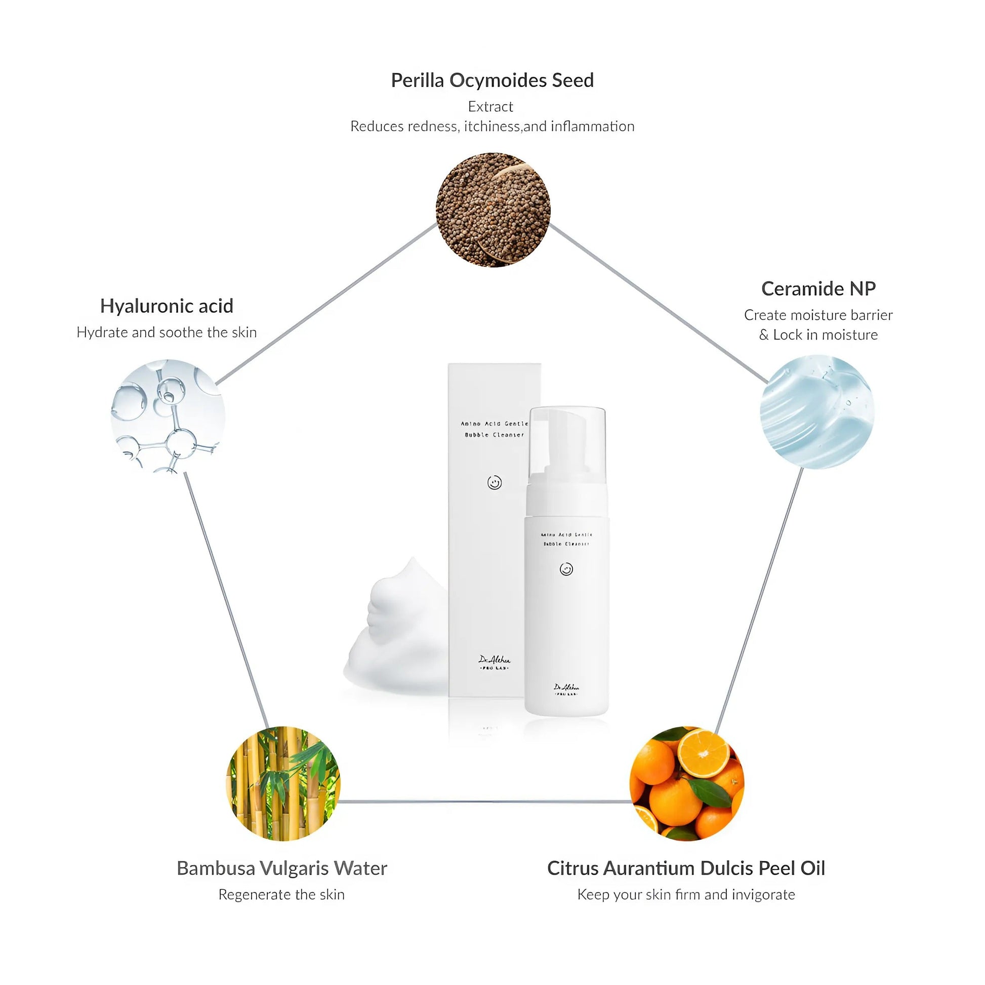 Dr. Althea Amino Acid Gentle Bubble Cleanser - 140ml