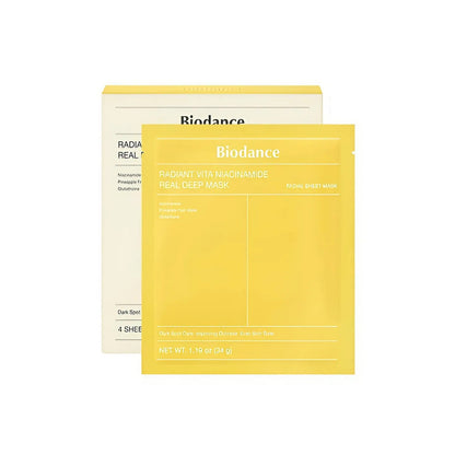 Biodance Radiant Vita Niacinamide Real Deep Mask (1 Sheet)