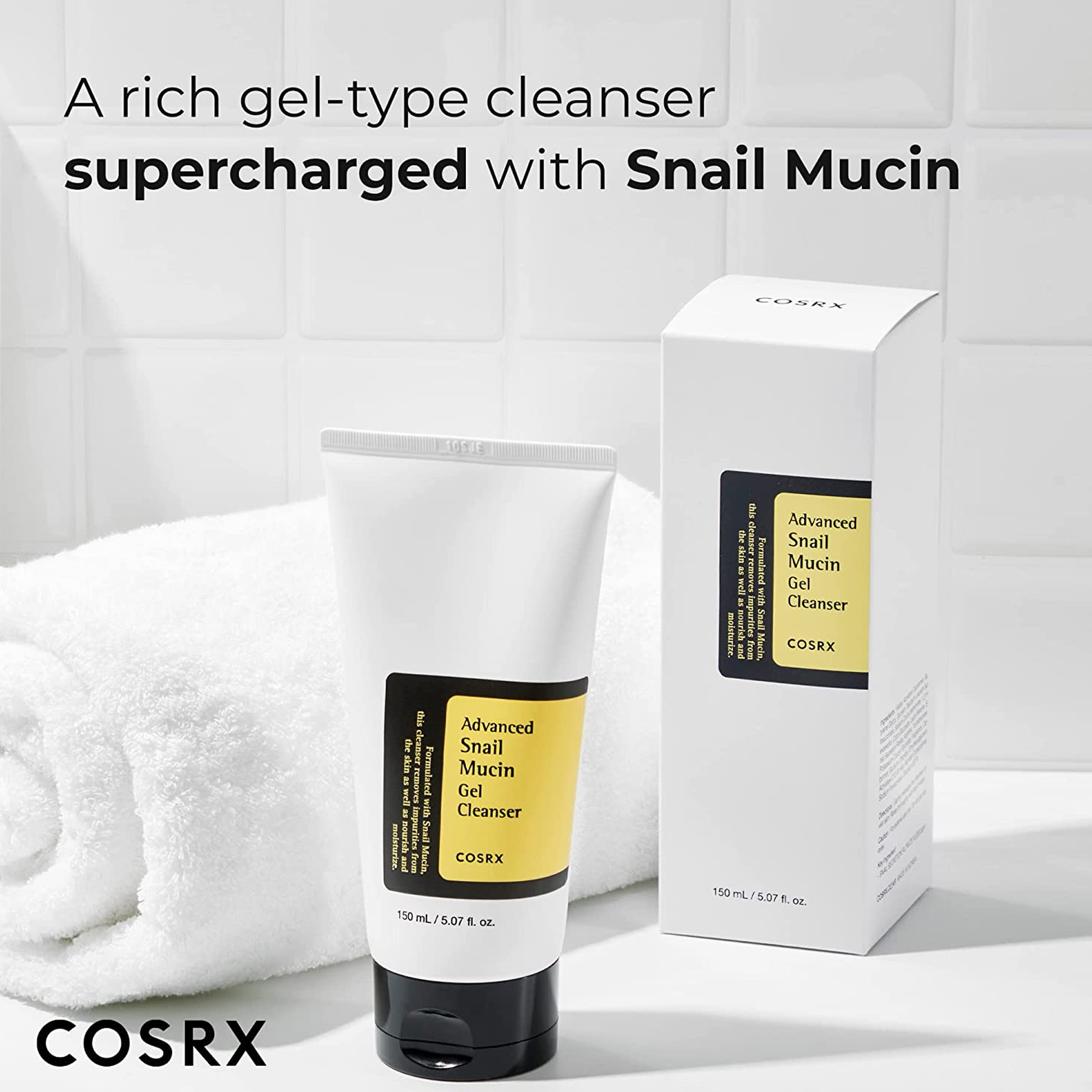 Cosrx Advanced Snail Mucin Gel Cleanser - 150ml