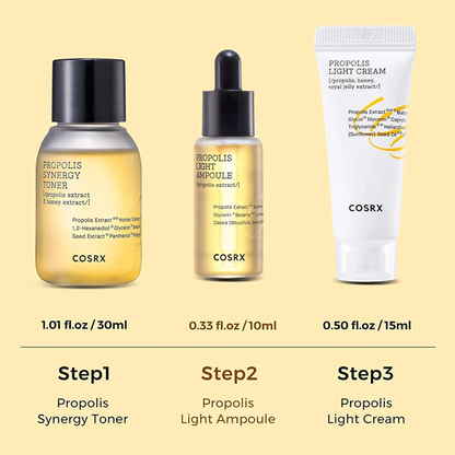 Cosrx Honey Glow Kit - 3 step