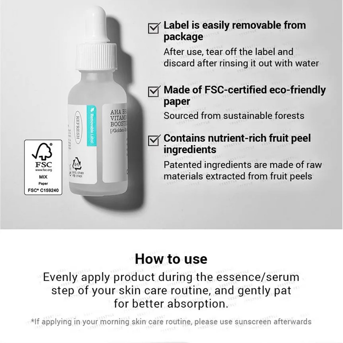 Cosrx Refresh AHA BHA Vitamin C Booster Serum - 30ml