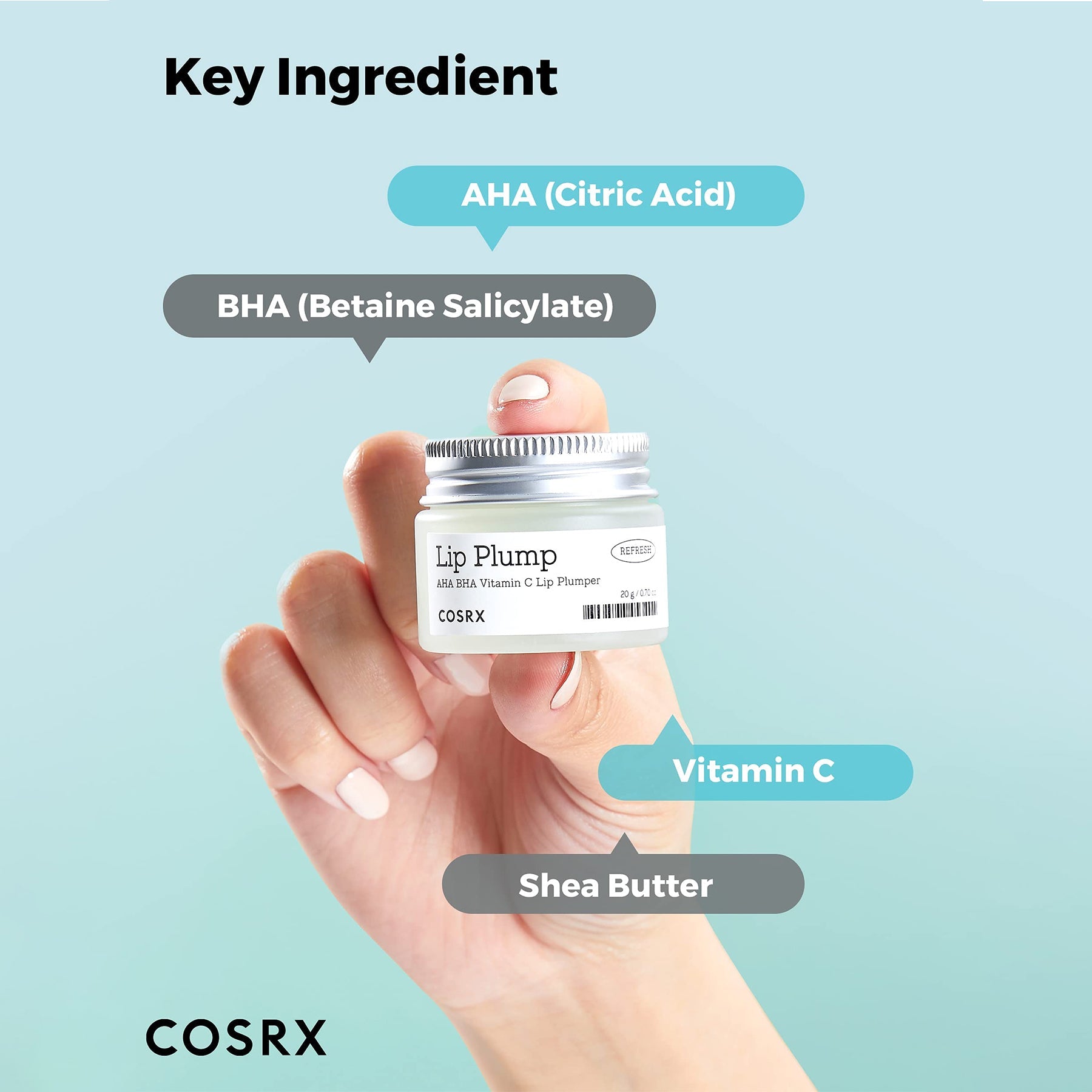 Cosrx Lip Plump AHA BHA Vitamin C Lip Plumper - 20g