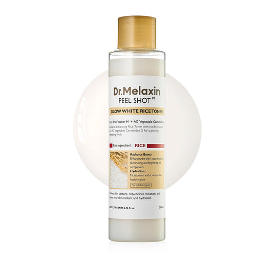 Dr.Melaxin Peel Shot Glow White Rice Toner - 200ml