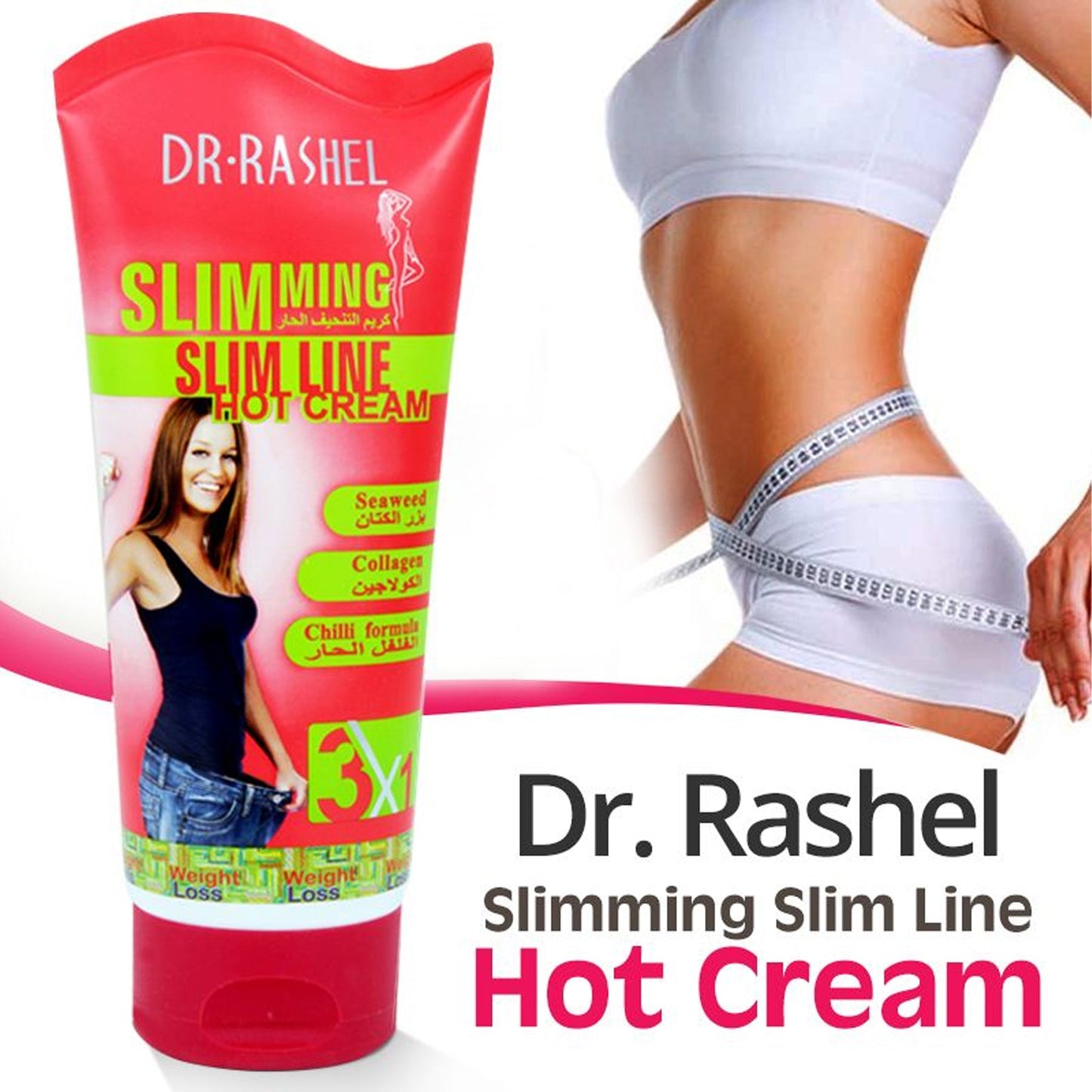 Dr.Rashel Slimming Hot Cream Body Shaping Cream - 150g