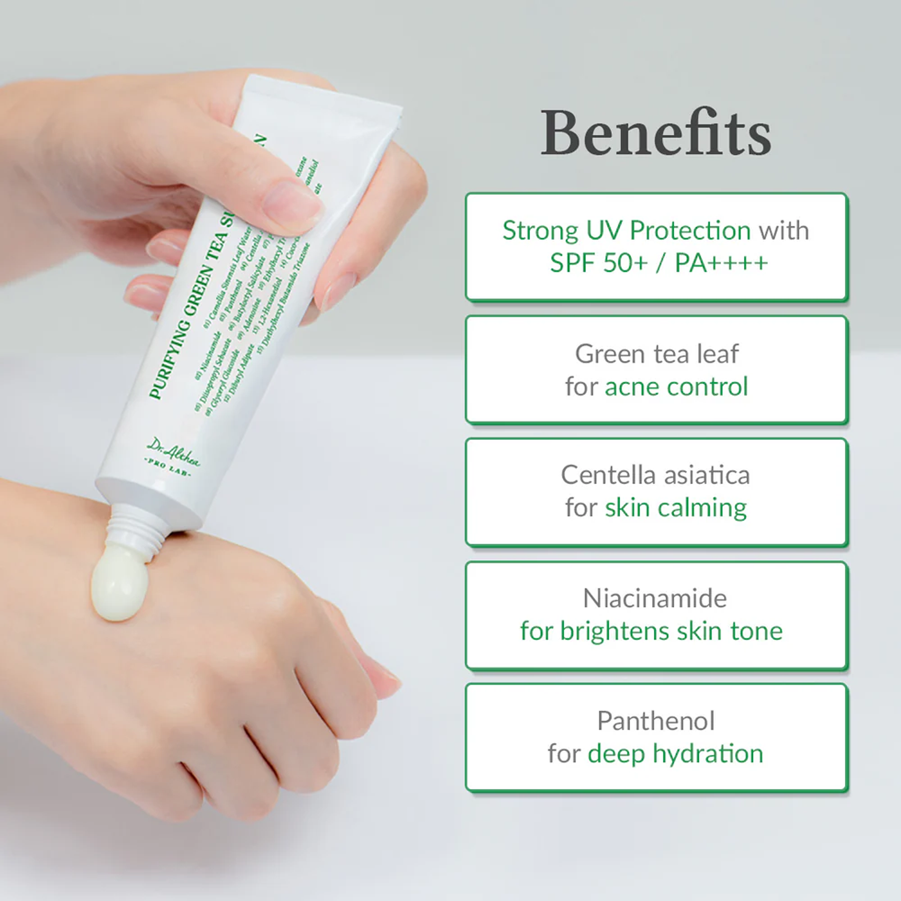 Dr. Althea Purifying Green Tea Sunscreen - 50ml