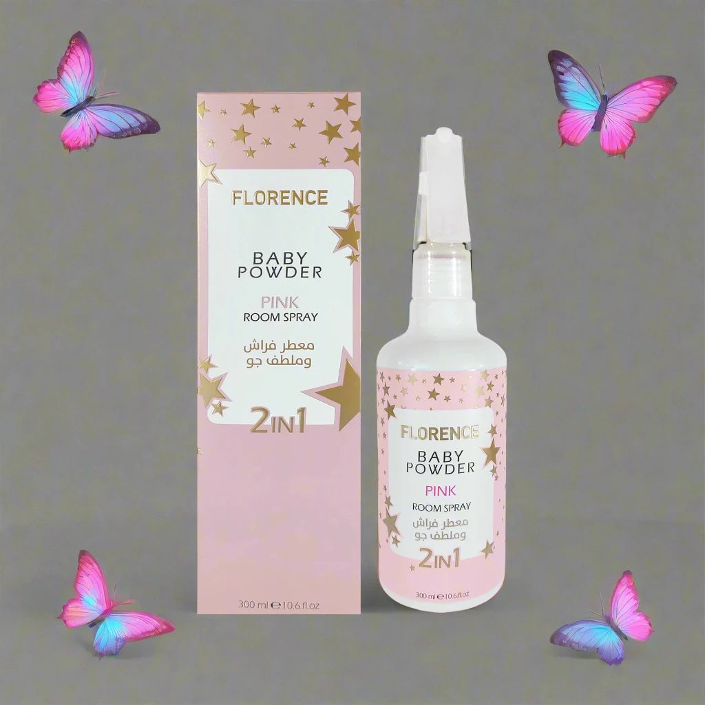 Florence Baby Powder Pink Room spray 2 in 1- (300 ml)